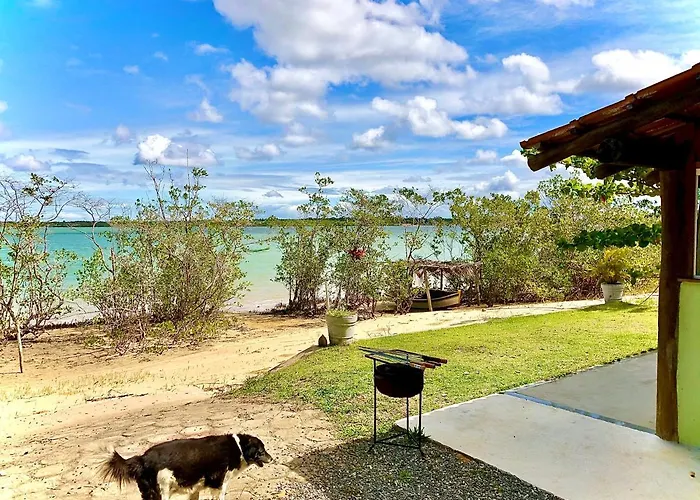 Casa Verde, Beira Da Agua Com 2 Suites - Mar Doce!